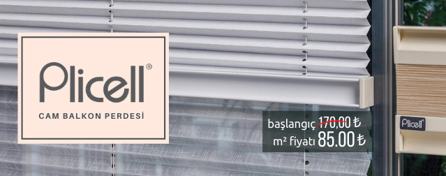 Plicell Cam Balkon Perdesi Fiyatları