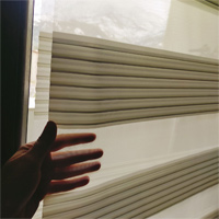 Kapı Pencere için Zebra Perde Briz Çubuklu veya Metal Rustik veya Cama Takılan Yapışkanlı Çıta