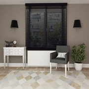 Polywood 50mm Ahşap Jaluzi Perde Siyah