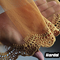 Taç Sade Salon Tül Perdeleri Hardal