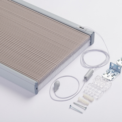Gray Sheen 38 mm Honeycomb Single Cell Isı ve Ses Yalıtımı Sağlayan İpli, Yaylı, Cordless, Motorlu Güneşlik Perde