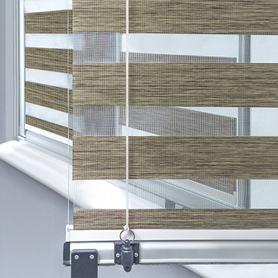 Cam Balkon ve Sürgülü Cam için Yapıştırmalı Zebra Perde