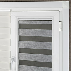 Antrasit Bambu Kapı Pencere için Zebra Perde Briz Çubuklu veya Metal Rustik veya Cama Takılan Yapışkanlı Çıta