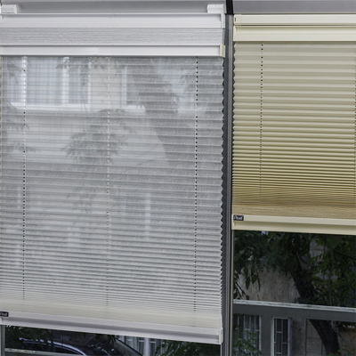 Plicell Tül Cam Balkon Katlanır Delikli Tül Perdesi