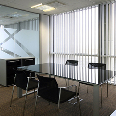 Ofis Tipi Pvc Dikey Perde Düz Renkleri Beyaz, Sarı, Krem, Pudra, Kahve, Gri