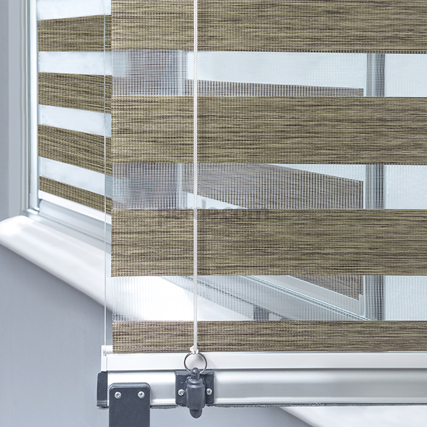 Cam Balkon ve Sürgülü Cam için Yapıştırmalı Zebra Perde