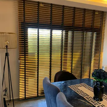 Ahşap Jaluzi Salon Perdesi
