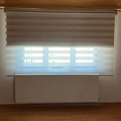 Çift mekanizmalı blackout zebra perde