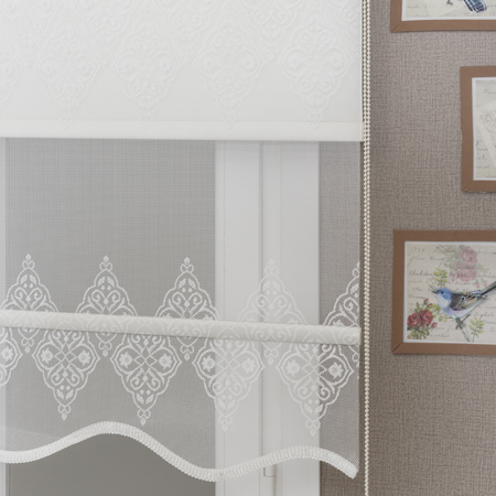 damask çiftli stor perde siparişi