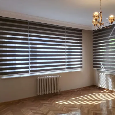 Gri Zebra Stor Perde