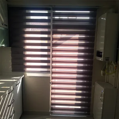 Mutfak zebra perde