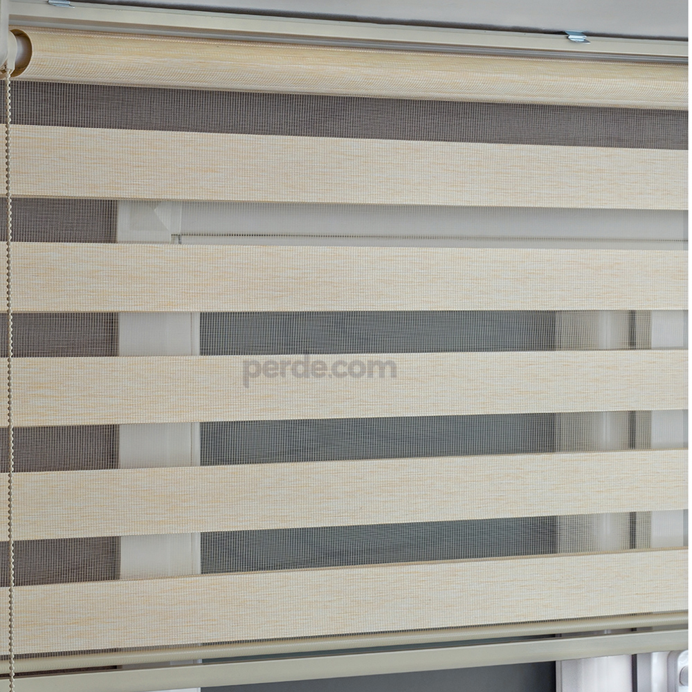 Brillant Zebra Perde Bambu Krem 160 x 200 cm
