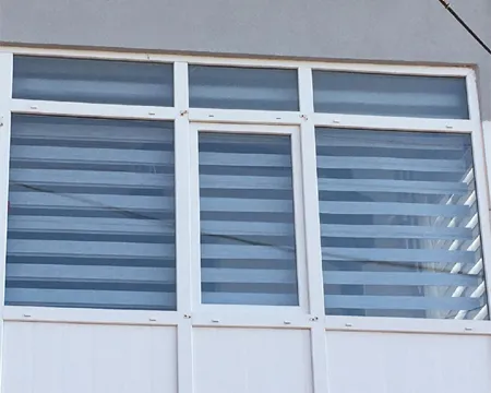 Pimapen balkona yapışkanlı zebra perde perde