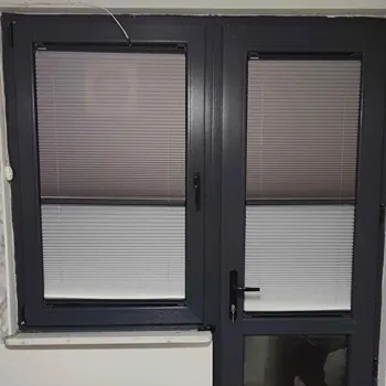 Plise kapı perdesi gece gündüz çiftli plise perde
